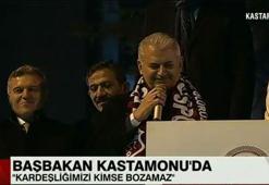 Başbakan Kastamonu'da konuştu.