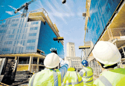 Geliri inşaat büyüttü