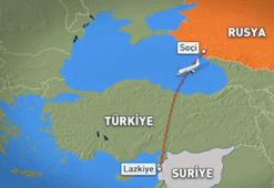 Suriye'ye giden Rus uçağı düştü!