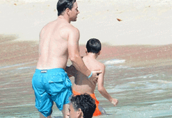 Wahlberg ailesi Barbados'ta