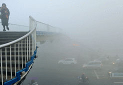 Hava kirliliği hayatı durdurdu