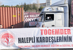 TOGEMDER, yardım elini bu kez Halep için uzattı...