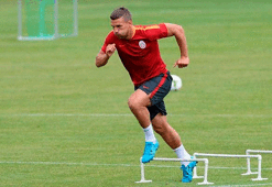 Galatasaray'da Podolski sevinci