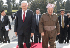 Başbakan Yıldırım'a Irak'tan resmi törenle uğurlama