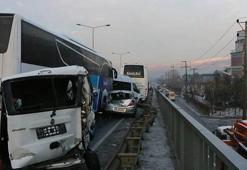 İzmir'de buzlanma kazası: 1 ölü 7 yaralı