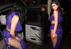 Kylie Jenner'ın nefes kesen elbisesi!