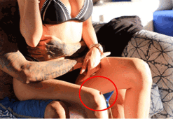 Kylie Jenner'ın dizinde meme ucu mu çıktı?