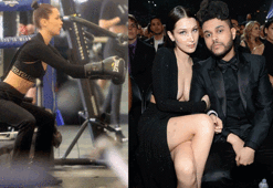 Bella Hadid kendini boksa verdi