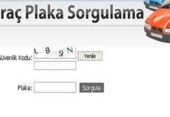 Araç Plaka Sorgulama İşlemi