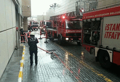 Şişli'de yangın paniği