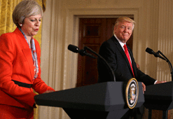 'Ne de özel bir ilişki!' Trump ve May için bunu dediler