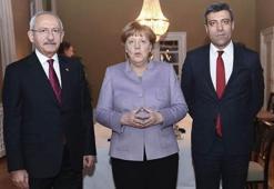 Merkel, CHP Genel Başkanı Kılıçdaroğlu ile görüştü