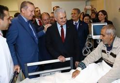 Cumhurbaşkanı Erdoğan, hastaları ziyaret etti
