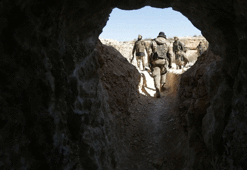 DEAŞ El-Bab'da su şebekelerini tünel olarak kullanıyor