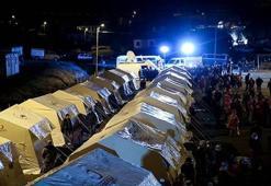 Çanakkale'de depremzedeler çadır kente yerleştirildi