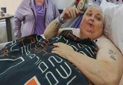 Karnından 59 kilogramlık tümör çıktı!