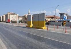 Kontrol noktalarına beton blok