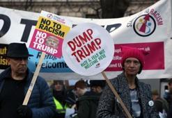 İngiltere'de Trump protestosu!