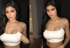 Kylie Jenner'ın göğüsleri neden sürekli büyüyor!