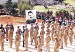 Hani PKK ile YPG arasında bağ yoktu?  Apo posteri altında yemin!