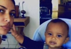 Kim Kardashian'ın oğlu Saint West sosyal medyayı salladı!
