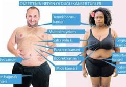 Obezite 11 kanser türü nedeni