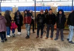 Çalılıkların arasında yakalandılar