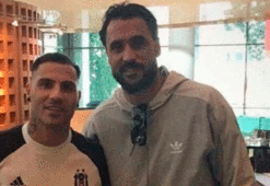 Hugo Almeida'dan Beşiktaş kampına ziyaret