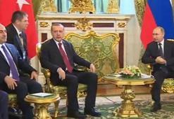 Erdoğan-Putin görüşmesi sona erdi