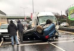 Beykoz'da trafik kazası: 1 ölü, 2 yaralı