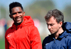 Antalyaspor'da Eto'o antrenmanı yarıda bıraktı!
