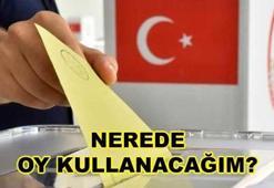 Nerede oy kullanacağım? YSK seçmen sorgulama ekranı