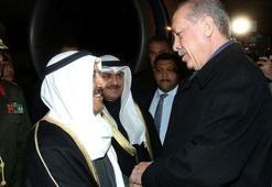 Cumhurbaşkanı Erdoğan'dan Kuveyt Emiri el Sabah'a jest!