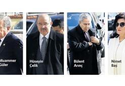 Eski bakanlarla referandum mesaisi