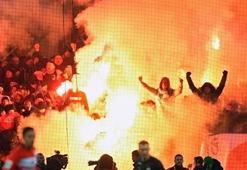 Rusya'da holigan taraftarlara "kanunun sopası" gösterildi