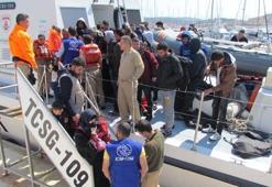 Çeşme'de 50 Suriyeli kaçak yakalandı