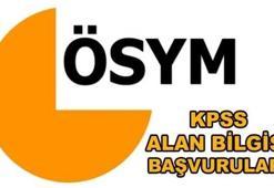 KPSS Alan Bilgisi sınav başvuruları için ÖSYM'den açıklama geldi!