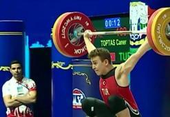 Milli halterci Caner Toptaş, bronz madalya kazandı