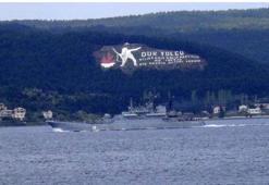 Rus savaş gemisi Çanakkale Boğazı'ndan geçti