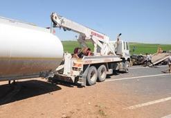 Mardin'de tanker ile otomobil çarpıştı: 2 ölü, 1 yaralı