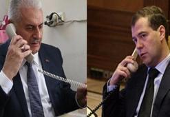 Başbakan Yıldırım Rus mevkidaşıyla görüştü