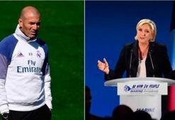 Zidane Le Pen'e karşı