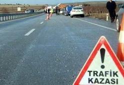 Yolcu otobüsü şarampole düştü: 10 yaralı
