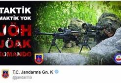 Jandarma'dan 'Taktik maktik yok' paylaşımı