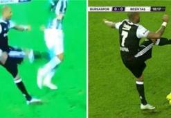 Quaresma'dan Jorquera'ya tekme
