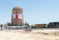 Zeynel Bey Türbesi yeni yerine yerleştirildi