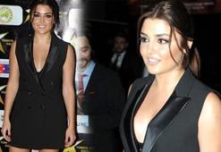 Hande Erçel'in göğüs dekoltesi yürek hoplattı