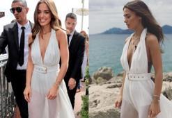 Bensu Soral'ın şeffaf elbisesi Cannes’a damga vurdu!