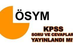 KPSS soru ve cevapları ne zaman açıklanacak? (KPSS 2017)
