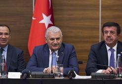 Yıldırım, Türk iş adamlarıyla bir araya geldi